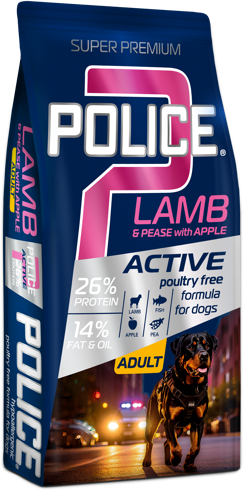 Police Lamb premium dog food